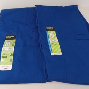 2 Scrubstar Unisex Core Essentials 3XL Blue Scrub Pants